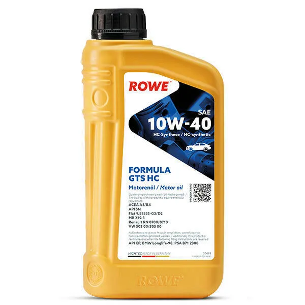1L ROWE HIGHTEC FORMULA GTS SAE 10W-40 HC