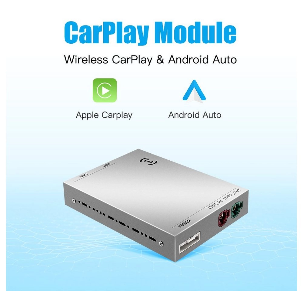 GABITECH für BMW CCC E81 E82 E90 E92 E60 E61 E64 E70 E72 Drahtlos CarPlay Einbau-Navigationsgerät