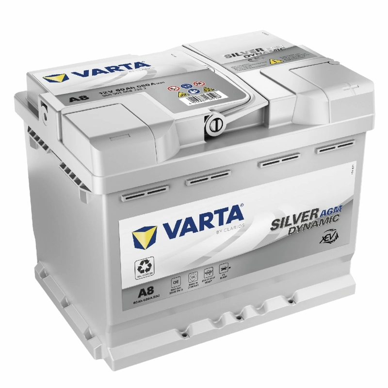 VARTA D52 (A8) Silver Dynamic AGM xEV 560 901 068 Aut..