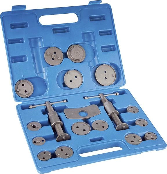 Bremskolben Rückstell Set, 18-teilig, inkl. Kunststoffkoffer