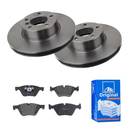 ATE BREMSSCHEIBEN Ø312mm + BREMSBELÄGE VORNE FÜR BMW 3 TOURING E91 X1 E84