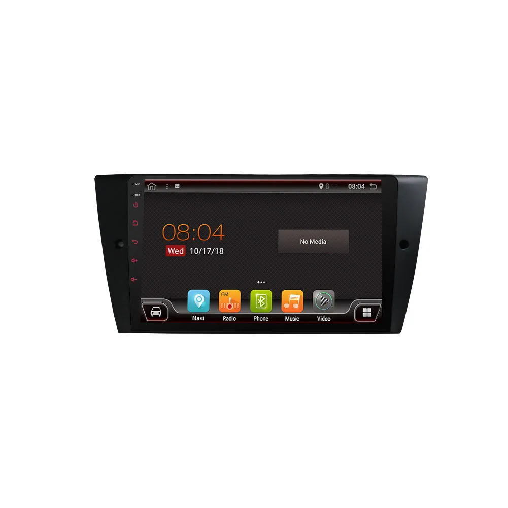 PX6 9 Zoll 2DIN Für Android 9.0 Auto MP5 Touchscreen GPS Bluetooth 6 Core 4 + 64G Für BMW E90 E91 E92 E93 05-12