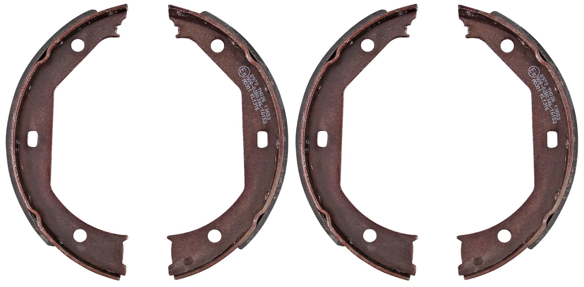 f.becker_line Handbremsbacken Hinten Rechts Links für BMW 3 5 1 X1 ALPINA B10 4 2