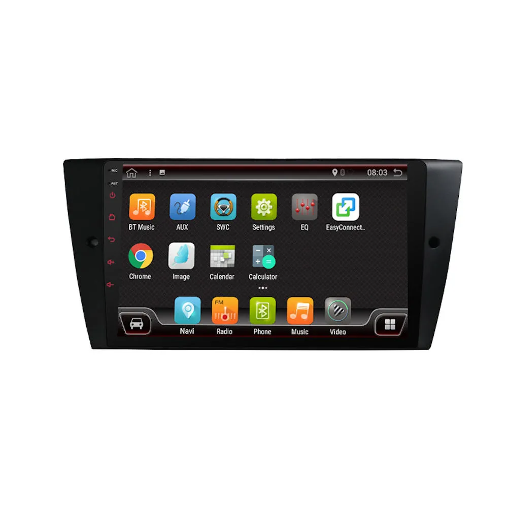 YUEHOO 9 Zoll 2 DIN Für Android 8.0 4 Core 232G Auto MP5 Player Touchscreen GPS Bluetooth Für BMW E90 E91 E92 E93 05-