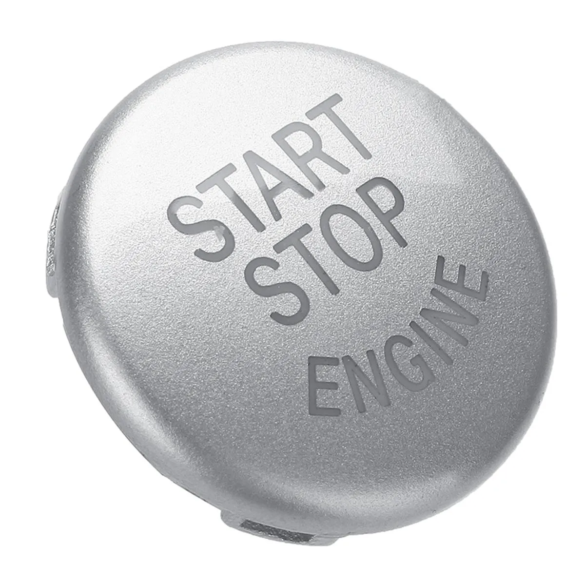 Silber start stop Motor taste schalter abdeckung für bmw X5 X6 e70 e71 E90 e91 e92 e93