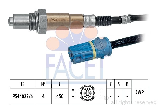 FACET Lambdasonde Nach Katalysator (10.8081) für BMW 1 3 X3 | Sauerstoff-Sensor