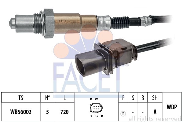 FACET Lambdasonde für MERCEDES-BENZ SLK BMW 3 7 ROLLS-ROYCE Phantom VII 1 6 5 X5