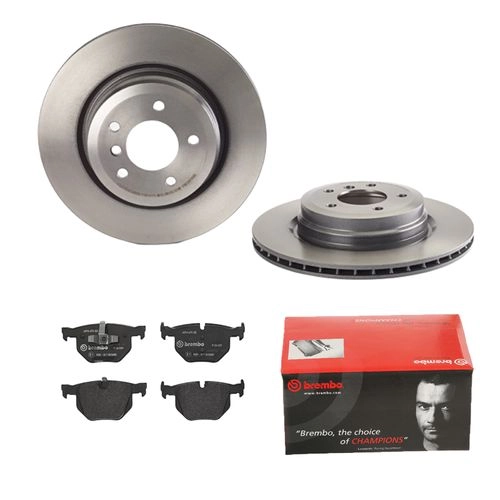 BREMBO Bremsensatz-Hinterachse COATED DISC LINE / STANDARD Bremsensatz, Scheibenbremse vorne rechts links innenbelüftet 336mm für BMW 34121288895 3421