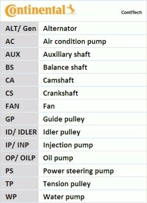 CONTINENTAL CTAM Keilrippenriemensatz  für BMW 11282339110 6DPK1817K1