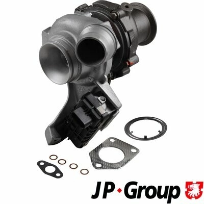 JP GROUP Lader, Aufladung inkl. Dichtungssatz für BMW 11657800595 11652414336 11657800594 1417402700