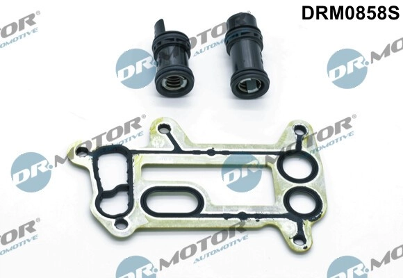 Dr.Motor Automotive Dichtungssatz, Ölkühler  für BMW 11427802114 11427802115 11427802117 DRM0858S