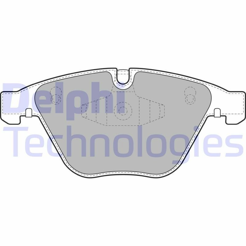 DELPHI Bremsbelagsatz, Scheibenbremse vorne rechts links ohne Zubehör für BMW (BRILLIANCE) 34116790759 34112413152 34112288861 LP2067