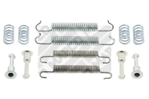 MAPCO Zubehörsatz, Bremsbacken hinten rechts links  für BMW 0410825 34410304724 34419064497 9149