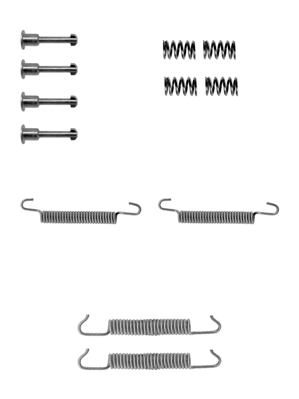 ATE Zubehörsatz, Feststellbremsbacken hinten rechts links  für BMW 34410005254 34419064019 34410304724 03.0137-9062.2