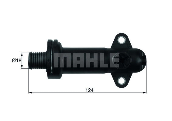 MAHLE Thermostat, Kühlung-Abgasrückführung ohne Dichtung für BMW 7787870 11717787870 TE 1 70