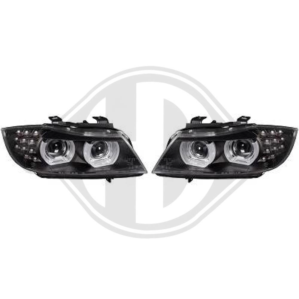 DIEDERICHS Hauptscheinwerfersatz 1216483 Vorderseite links rechts Xenon für BMW