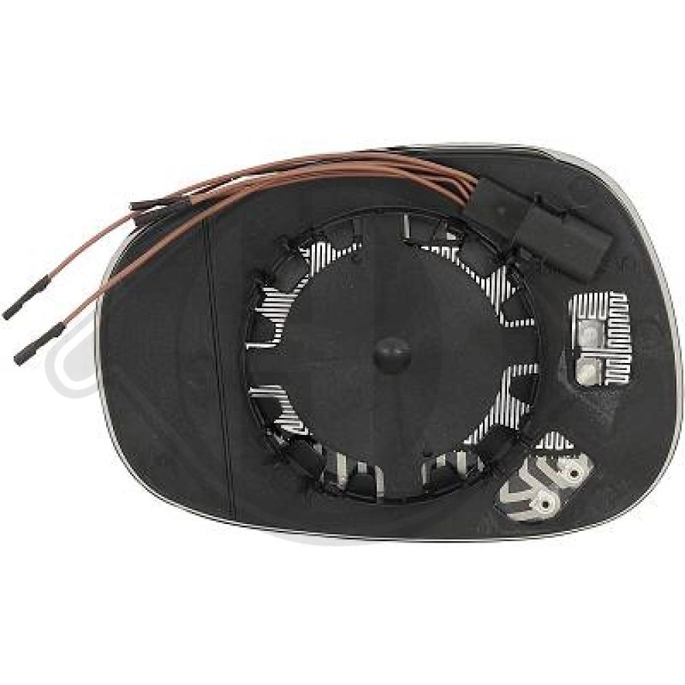 DIEDERICHS Spiegelglas, Außenspiegel 1216025 links  für BMW 51167158309