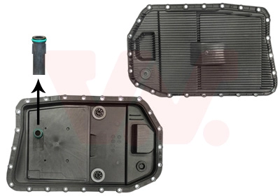 VAN WEZEL Ölwanne, Automatikgetriebe 0667071 ohne Dichtung für BMW 24117571217 24117536387