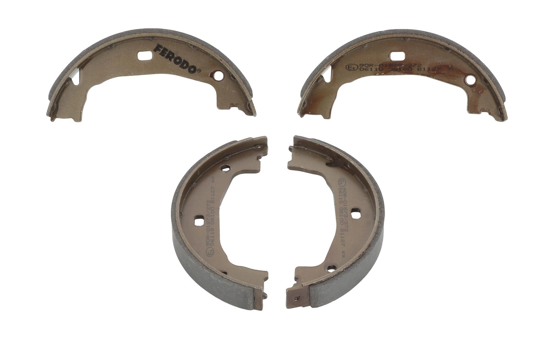 FERODO Bremsbackensatz, Feststellbremse FSB592 hinten rechts links  für BMW 34411165986 34416755273 34116761291