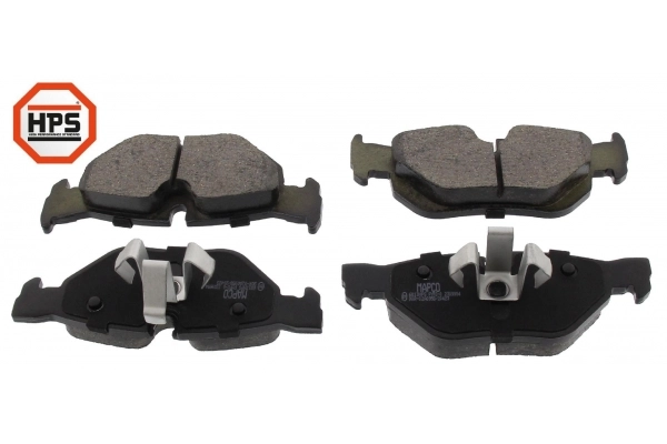 MAPCO Bremsbelagsatz, Scheibenbremse 6813HPS hinten rechts links  für BMW 34216767150 34216790761 34216774692