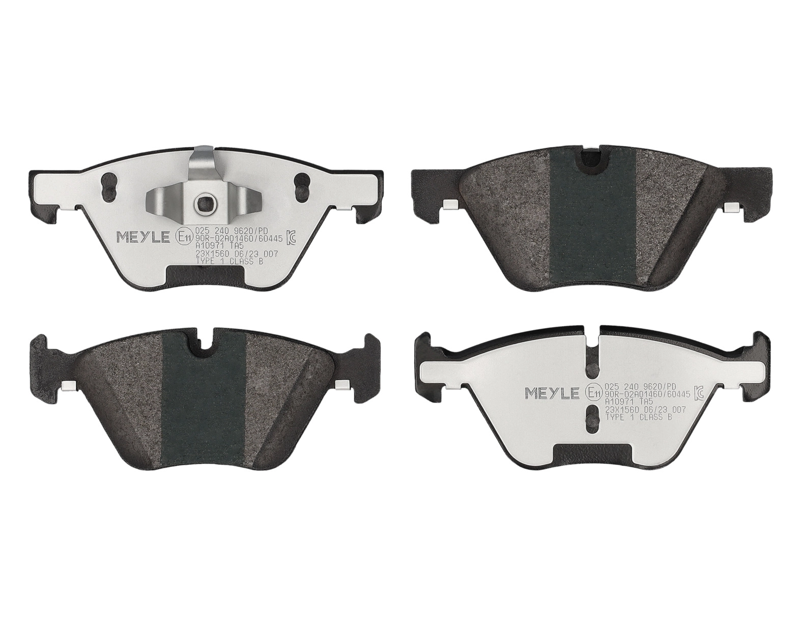 MEYLE Bremsbelagsatz, Scheibenbremse 025 240 9620/PD vorne rechts links  für BMW 6797859 6769100 34116799166