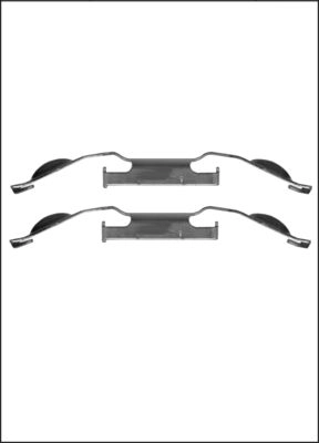TRISCAN Zubehörsatz, Scheibenbremsbelag 8105 101611 links rechts  für BMW JAGUAR LAND ROVER FORD VOLVO