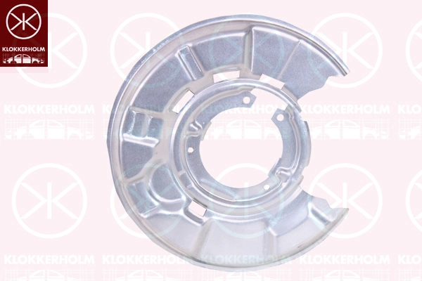 KLOKKERHOLM Spritzblech, Bremsscheibe 0085878 hinten rechts für Bremsscheiben Durchmesser-Ø300mm BMW 34216792240 34216762858