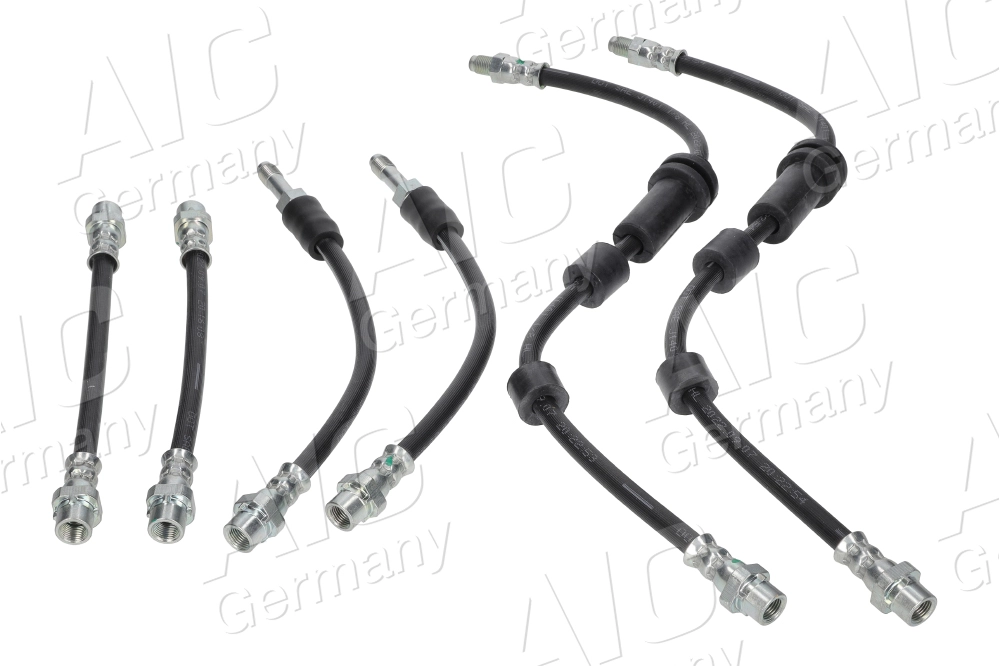 AIC Bremsschlauchsatz 76076Set vorne hinten rechts links  für BMW 34306790550 34306771720 34306762837