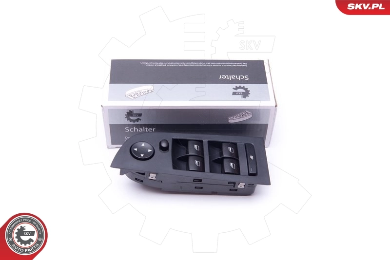 ESEN SKV Schalter, Fensterheber 37SKV042 Fahrerseitig 12V für BMW 61316948634 61319217329 61319132137