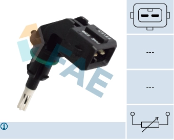 FAE Sensor, Ansauglufttemperatur 33163 2-polig für BMW 13627792203 7792203