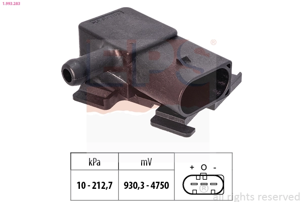 EPS Sensor, Abgasdruck 1.993.283  für MINI TOYOTA BMW 89481-YV010 13627805152 7805152