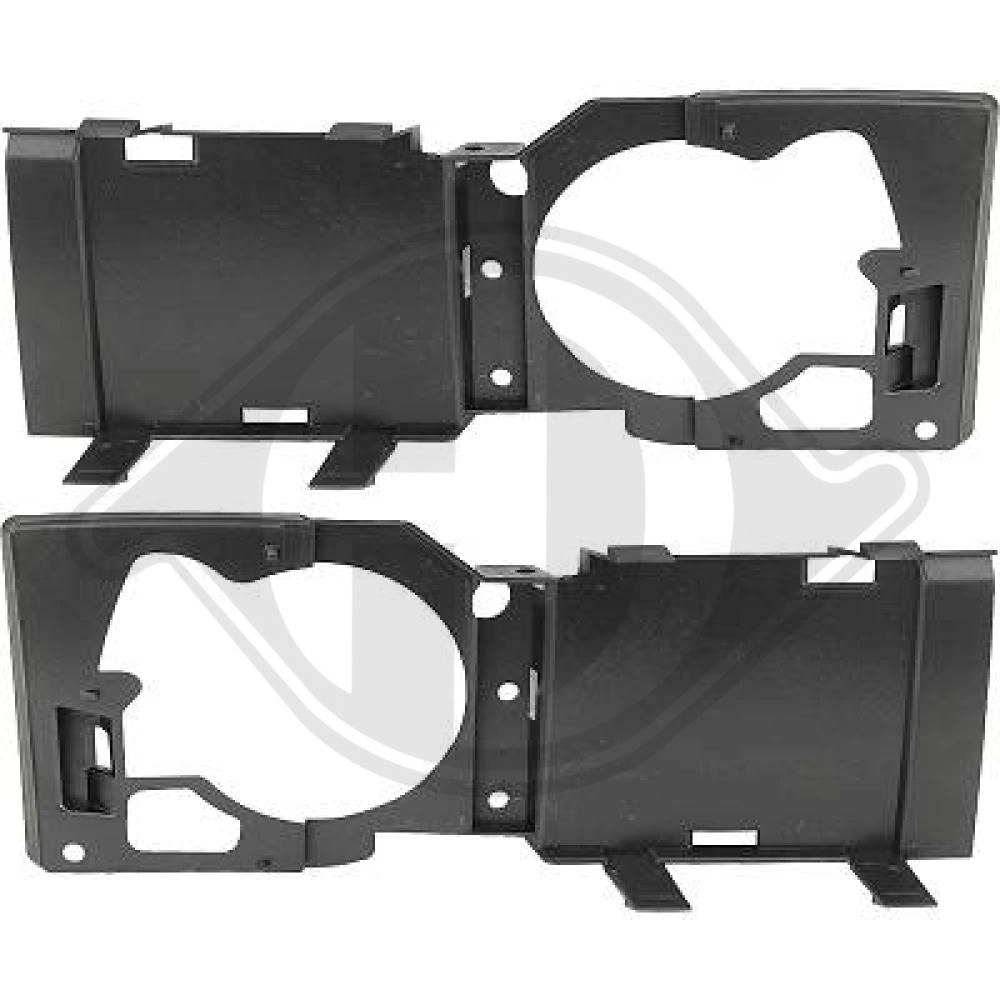DIEDERICHS Halter, Nebelscheinwerfer ZUB00167  für BMW 51117906498 51117906497