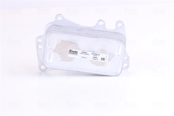 NISSENS Ölkühler, Automatikgetriebe 90903 mit Dichtungen für MINI BMW 8507627 11428507627