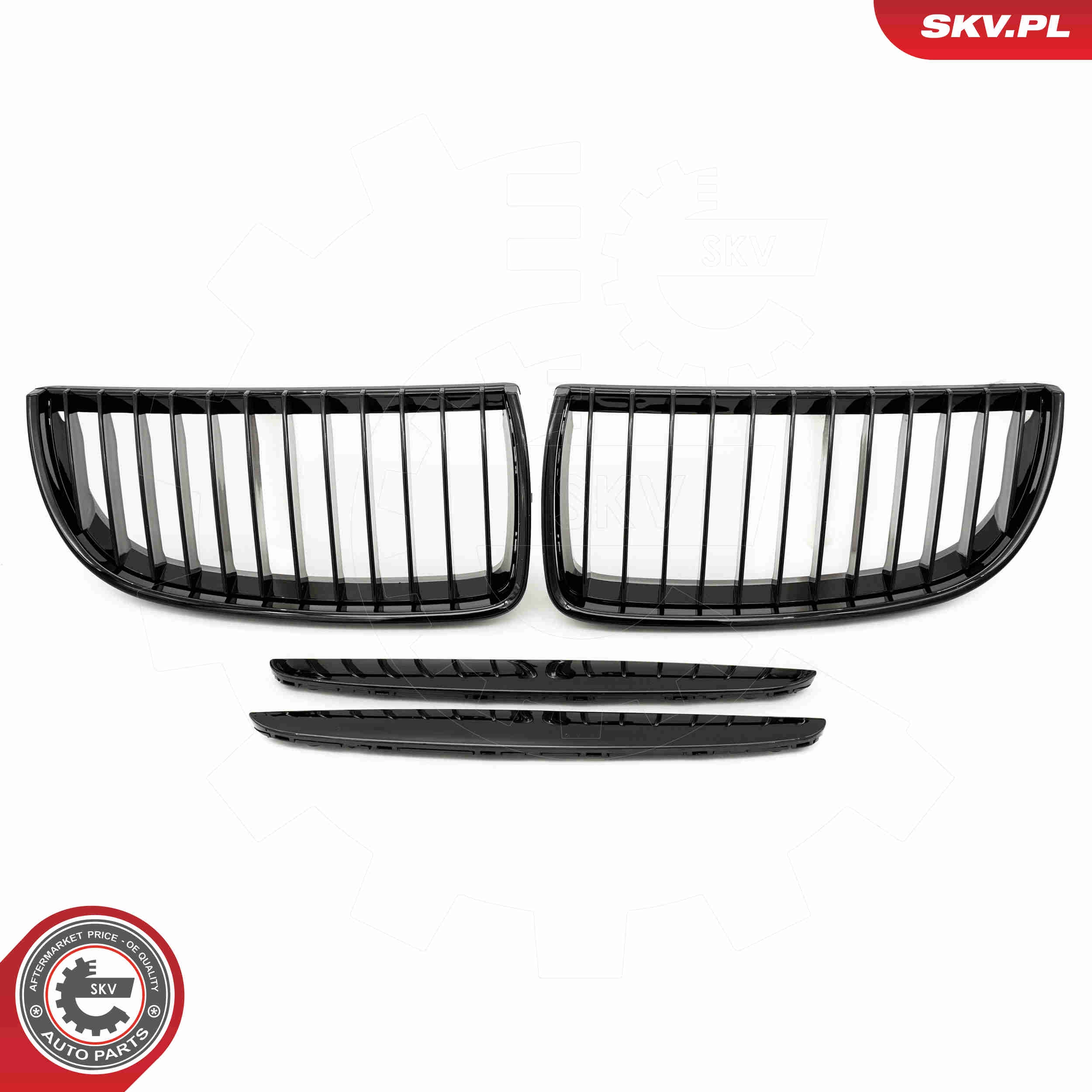 ESEN SKV Kühlergitter 66SKV085 beidseitig schwarz für BMW 51712151896 51137120007 51137120008