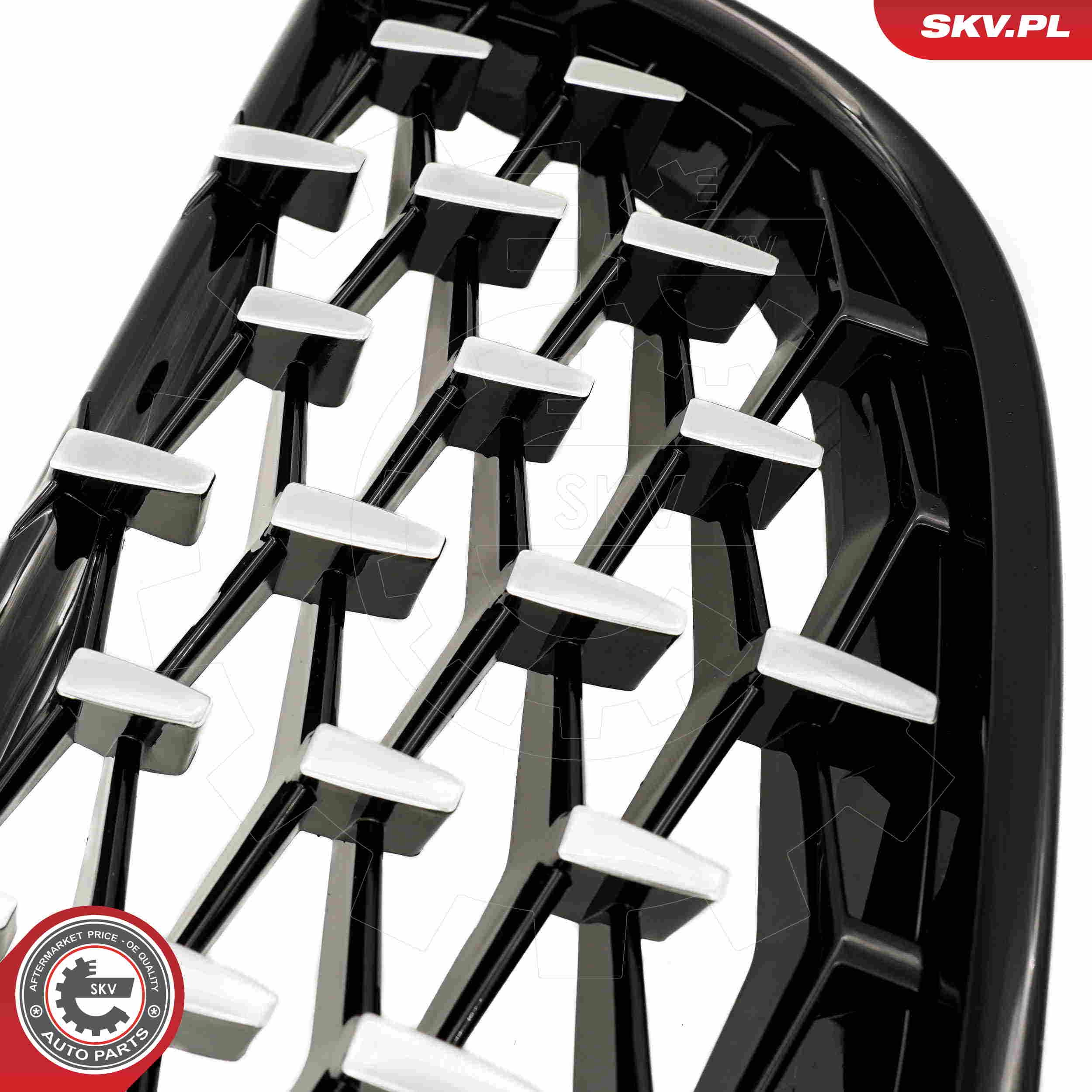 ESEN SKV Kühlergitter 66SKV094 beidseitig schwarz für BMW 51712151896 51137120007 51137120008