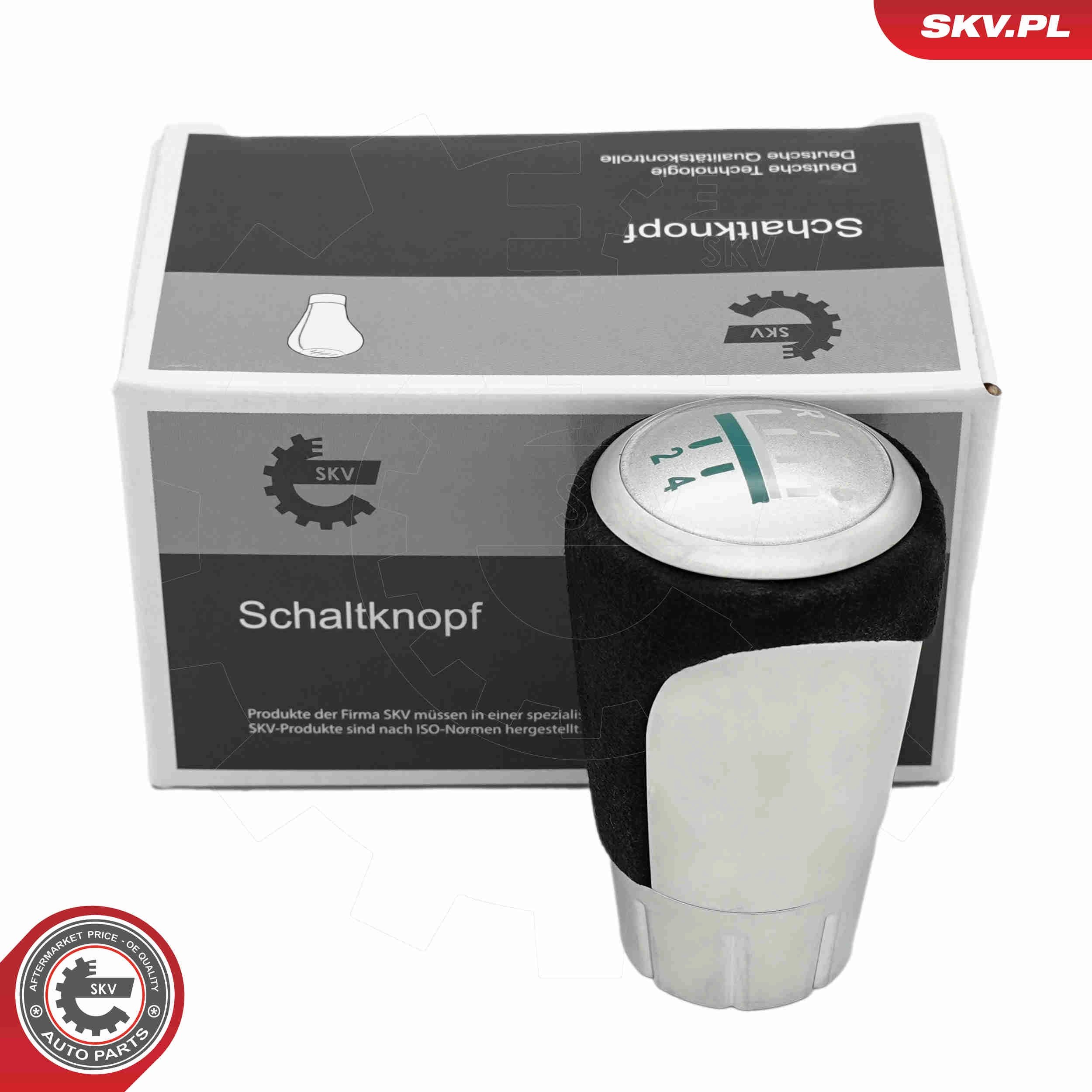 ESEN SKV Schalthebelknauf 63SKV213 schwarz/silber für BMW 25110429269