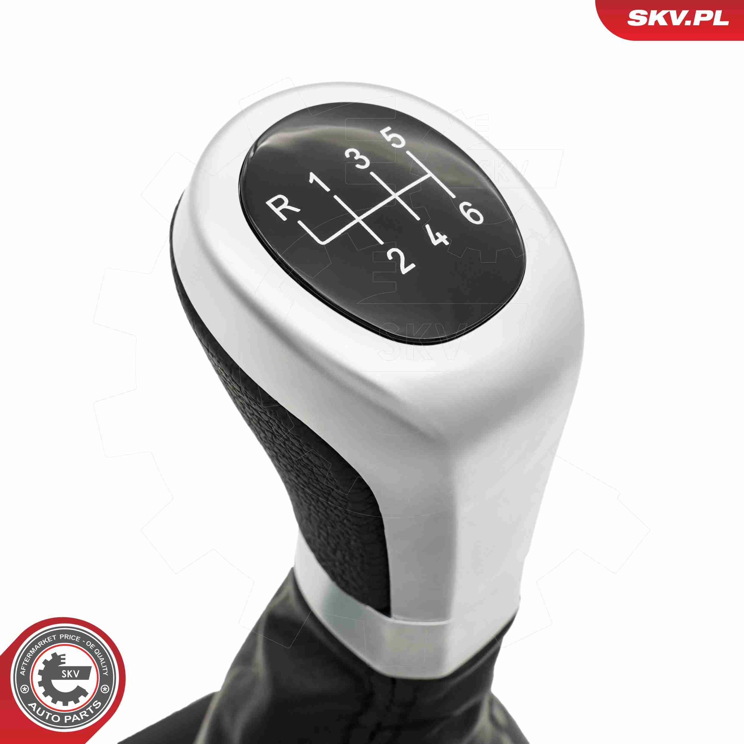 ESEN SKV Schalthebelknauf 63SKV565 schwarz/silber für BMW 25117529088