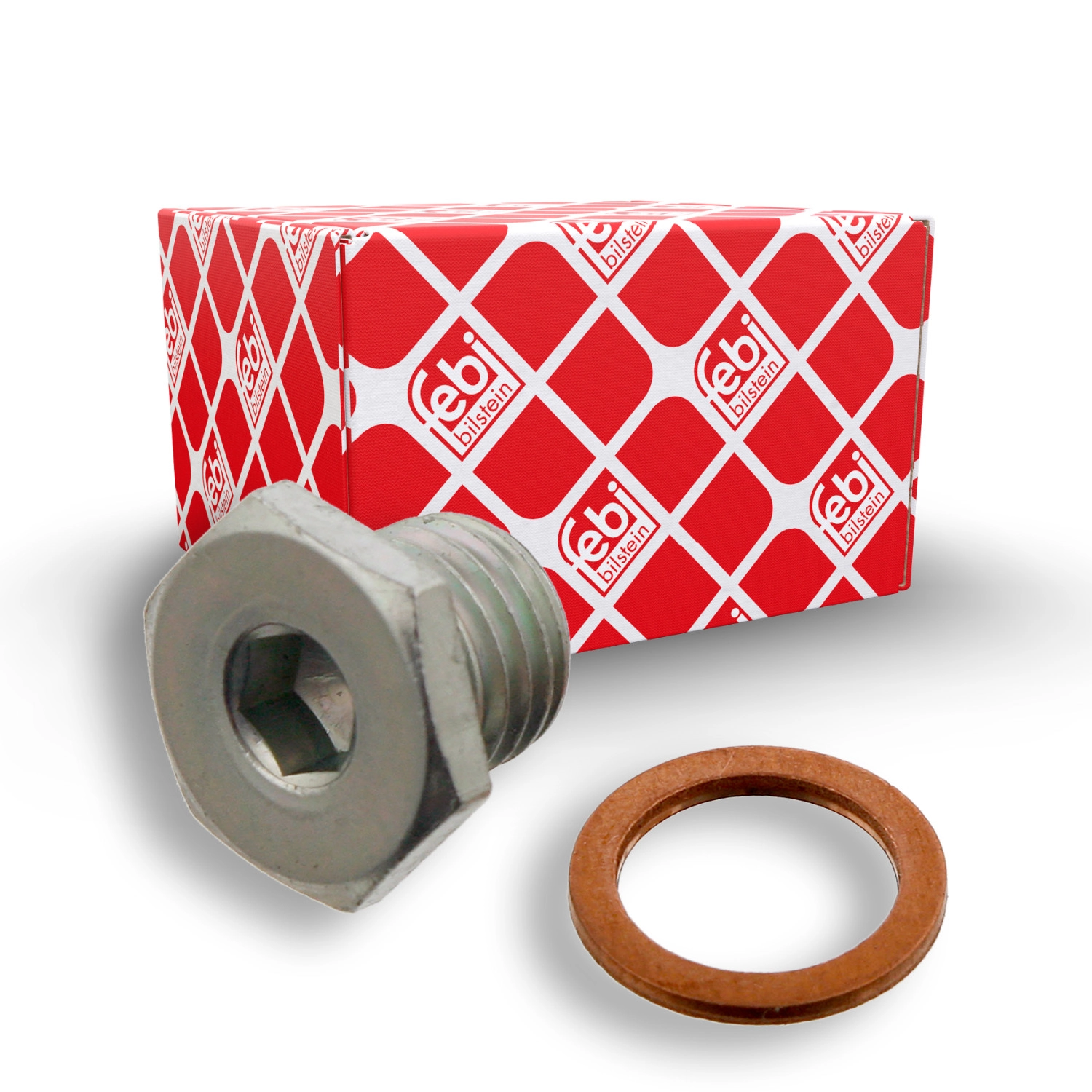 FEBI BILSTEIN Verschlussschraube, Ölwanne 48887  17mm für LAND ROVER BMW 11131704394 LSF000010S1 11131742994S1