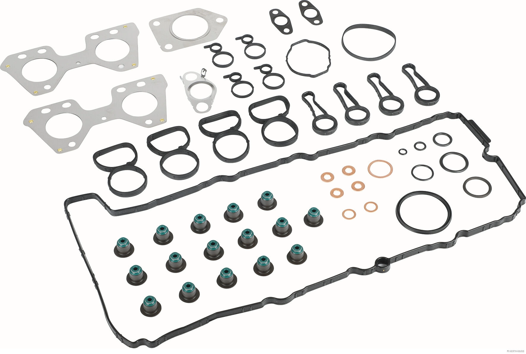 HERTH+BUSS JAKOPARTS Dichtungssatz, Zylinderkopf J1242236 mit Ventilschaftabdichtung für LEXUS TOYOTA BMW 11127807293 7807293 04112-WA010