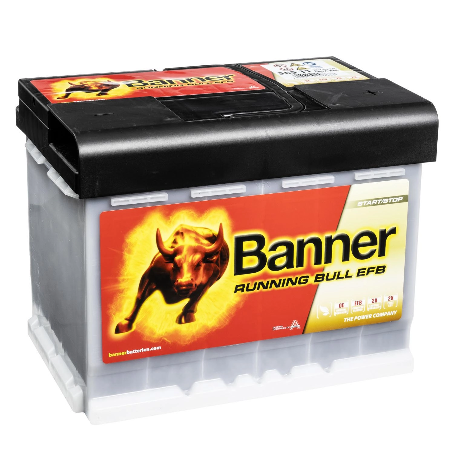 Banner Running Bull Autobatterie EFB 12V 65Ah 56511 (ersetzt Banner 56011)