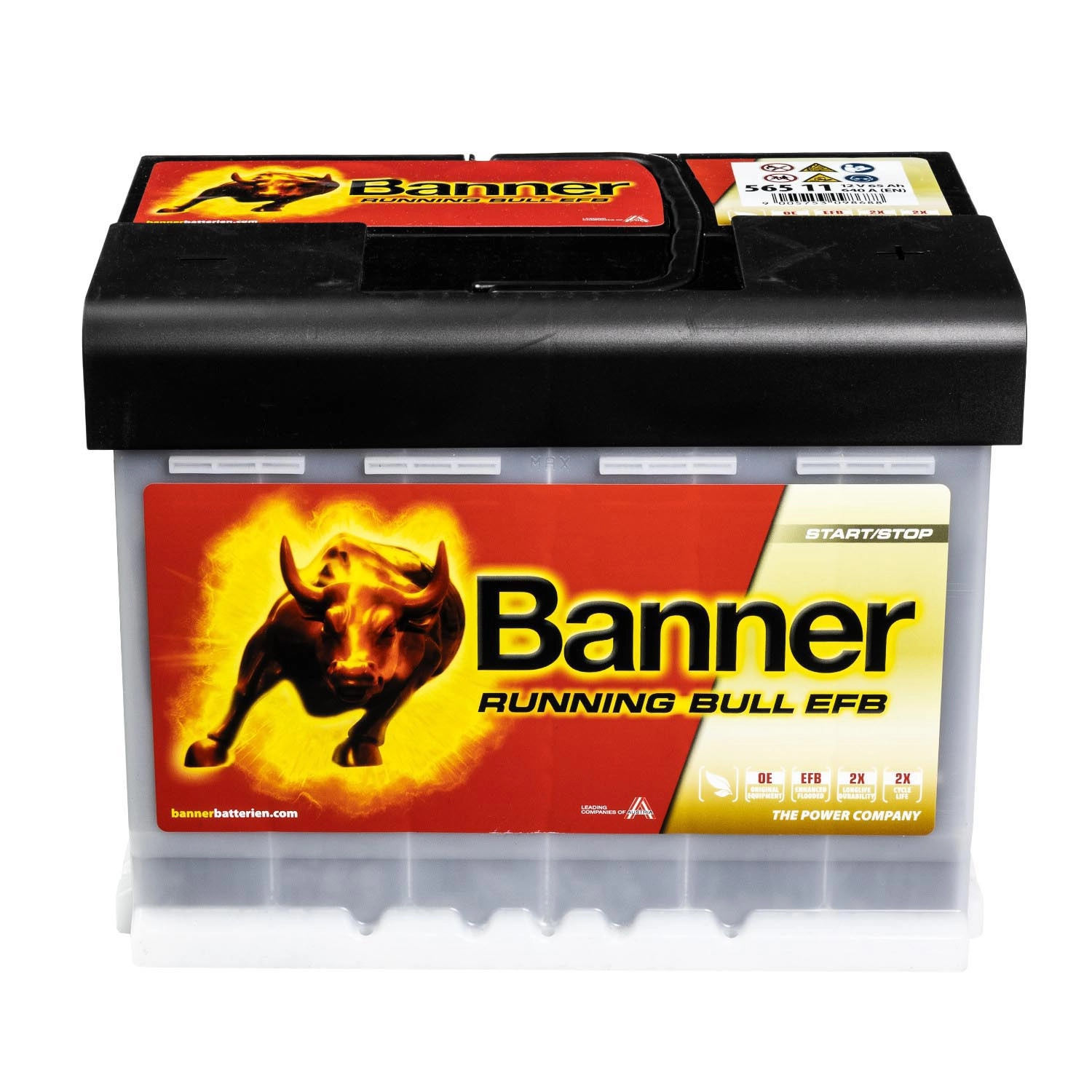 Banner Running Bull Autobatterie EFB 12V 65Ah 56511 (ersetzt Banner 56011)