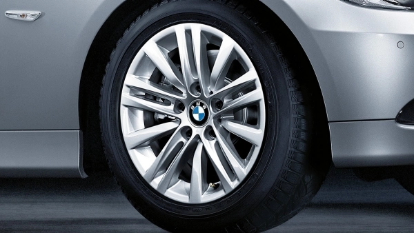 BMW Alufelge Sternspeiche 283 silber 7J ET34 3er E90/E91 Vorderac