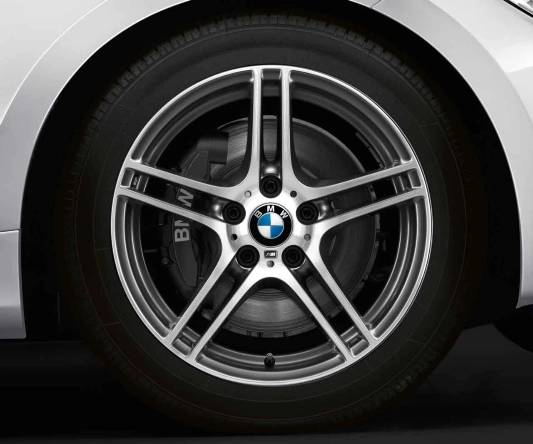 BMW Alufelge M Doppelspeiche 313 bicolor (ferricgrey / glanzgedre