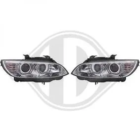 LED Angel Eyes Scheinwerfer für BMW E92 Coupe E93 Cabrio chrom XENON ohne AFS