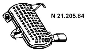 VEGAZ BS-380 - Endschalldämpfer