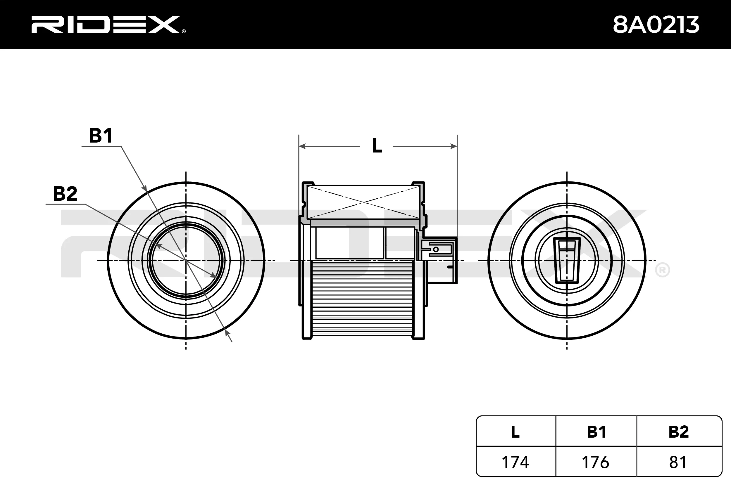 Luftfilter Ridex