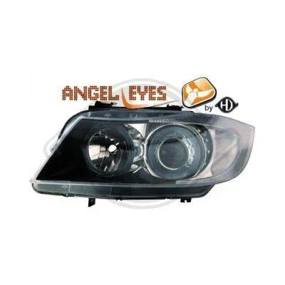 Scheinwerfer Angel Eyes klar/schwarz BMW 3er E90 E91 05-08 Diederichs