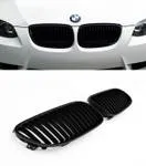 PREMIUM KÜHLERGRILL SPORT GRILL NIEREN GITTER FRONT SCHWARZ FÜR BMW E92 E93