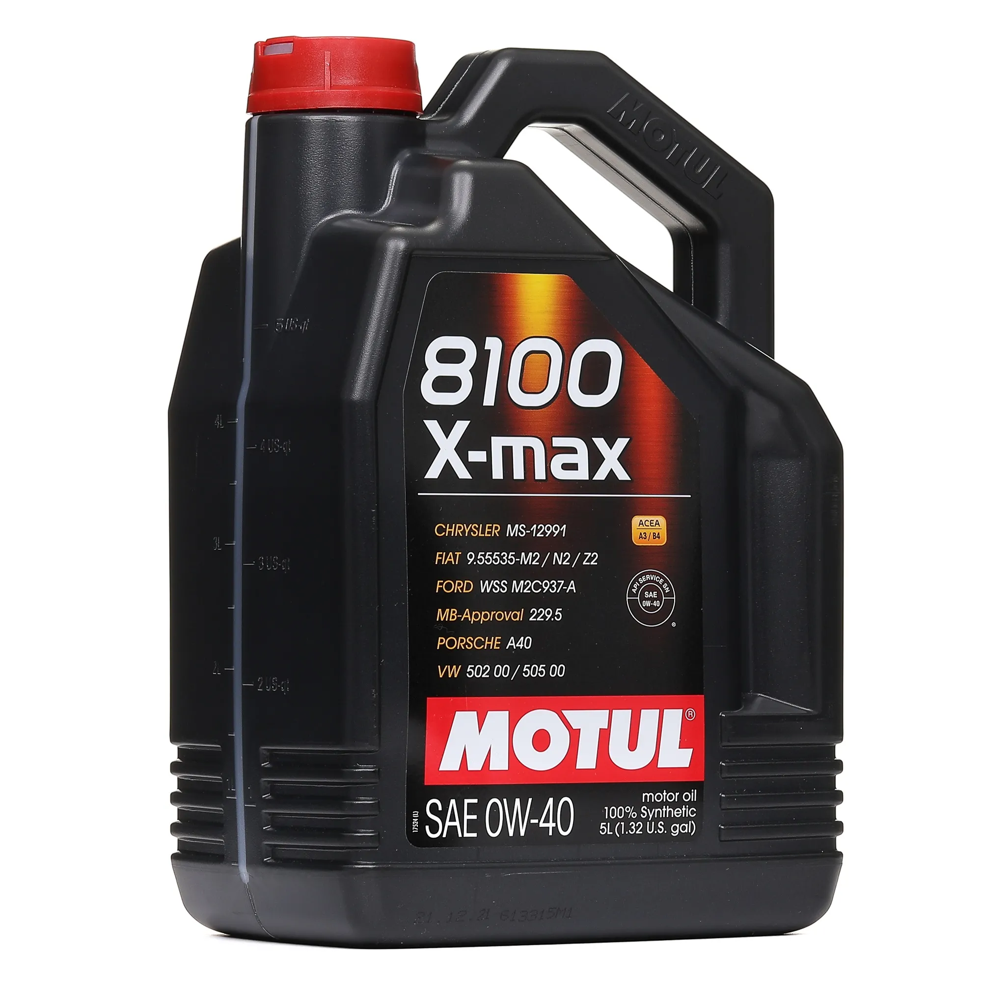 Motoröl MOTUL 8100 X-max 0W40, 5 Liter