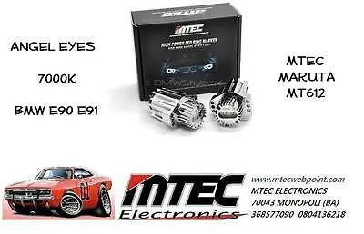 Mtec Maruta MT612 MT-612 Angel Eyes 7000K BMW E90 E91 Angel Eyes Weiß Eis